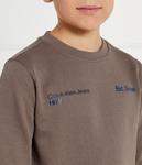 Свитер Regular fit Calvin Klein Jeans, коричневый - фото 4