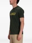 HUGO футболка с логотипом, зеленый - фото 3