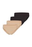 Брифы Sloggi 4ER PACK GO SENSE HIPSTER, Schwarz Beige/Mottled Beige - фото 5