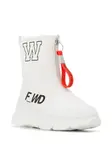Ботинки с логотипом F_WD, белый - фото 2