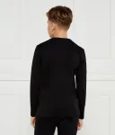 Лонгслив regular fit Boss Kidswear, черный - фото 3