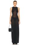 Длинное платье Jean Paul Gaultier, Black - фото
