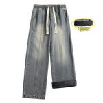 Джинсы унисекс JCUI, Винтажный синий - фото 9