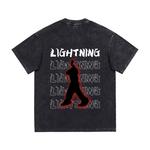 Футболка унисекс Lightning Monster, цвет Coffee - фото