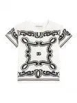 Футболка с принтом Dolce & Gabbana Kids, белый - фото