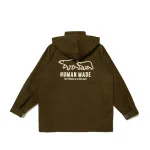 HUMAN MADE Куртка унисекс оливкового цвета, Olive Green - фото 3