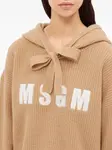 Свитер Msgm, коричневый - фото 5