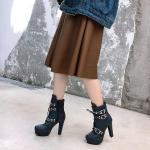 Ботильоны платформы Scaoruki, 110 Blue - фото 5