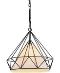 Люстра Diamond 1 лампа Cwi Lighting, black - фото