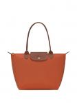 Longchamp сумка-тоут из канваса, оранжевый - фото 5