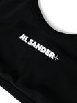Топ бикини с логотипом Jil Sander, черный - фото 3