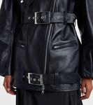 Кожаный косуха с поясом Simone Rocha, Black - фото 6