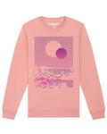 Свитер Watapparel Sweatshirt Sun and Moon Skyline, розовый - фото