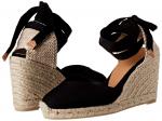 Туфли на каблуке CASTANER Chiara 80 mm Wedge Espadrille, черный - фото 5
