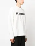 Толстовка с логотипом JIL SANDER, белый - фото 3