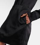 Атласная мини-юбка Toteme, черный - фото 5