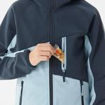 Детская горная флисовая куртка Quechua MH900 7-15 лет серо-голубой - фото 6