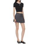 Топ Moon logo рифленый кроп Marine Serre, белый - фото 8