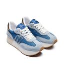 Кеды кожаные Liu Jo Dreamy 02, синий - фото 2