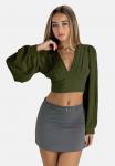 Блуза Elara Blouse, Grün/Khaki - фото 4