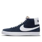 Кроссовки zoom blazer mid sb Nike, синий - фото