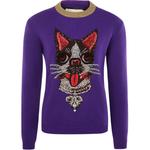 GUCCI Свитер женский фиолетовый - фото 3