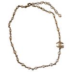 CHANEL Металлическое ожерелье Women's Gold/White - фото 2
