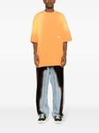 PDF футболка с вышитым логотипом, оранжевый - фото 2
