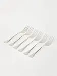 Набор из шести вилок Brunello Cucinelli, серебристый - фото 2