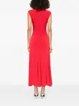 Платье макси со сборками Nissa, красный - фото 4