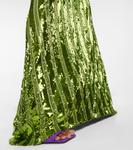 Платье Кейт с пайетками Galvan, Bright Green - фото 5