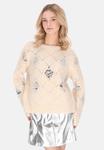 Джемпер myMo CREW NECK SEQUIN, Beige - фото