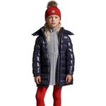 Детская пуховая куртка Moncler, темно-синий - фото 4