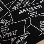 Мини-юбка с логотипом BALMAIN, черный - фото 6