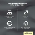 Простыня на резинке EASY Jersey BL 120x200 см серая Adam Matheis - фото 2