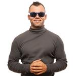 Синие солнцезащитные очки унисекс Tommy Hilfiger - фото 5