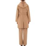Макс Мара Пальто с капюшоном и поясом MaxMara, верблюжий - фото 4