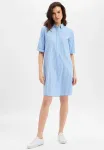 Платье-Рубашка Marie Lund, Hellblau Weiß - фото