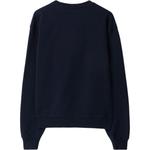 Хлопковый свитшот ekd Burberry, синий - фото 4