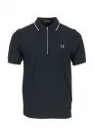 Рубашка-Поло из крепа Fred Perry, Navy - фото 2