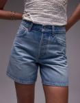 Джинсовые шорты Topshop Editor в отбеленном цвете - фото 2