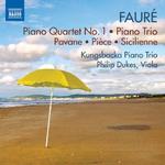 CD диск Faure / Kungsbacka Trio / Dukes: Piano Quartet No 1 / Piano Trio - фото