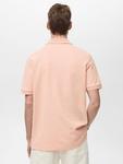 Хлопковая поло Regular Fit Mango, Pastel Pink - фото 4
