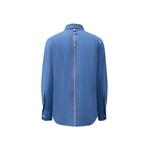 Рубашка с полосками THOM BROWNE, синий - фото 4