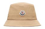 Moncler Кепка-ведро с нашивкой логотипа, Beige - фото