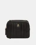 Черная сумка через плечо с стеганым дизайном Tommy Hilfiger, черный - фото