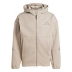 Adidas Худи на молнии, Taupe - фото