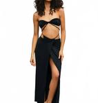 Ави макси-юбка в черном JADE Swim - фото 3