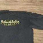 Футболка мужская Balenciaga, темно-серый - фото 6