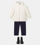 Куртка Barend down Moncler Enfant, Light Beige - фото 2
